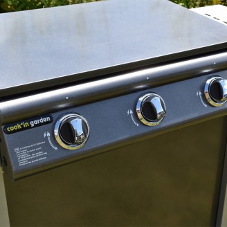 PUERTA LUNA - Barbecue au gaz, simple et efficace.