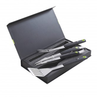 Coffret d'ustensiles aimantés avec manche soft touch