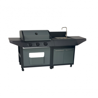 Barbecue à gaz avec évier BURN 80