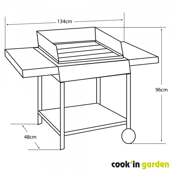 EASY 60 - Simple, innovative charcoal barbecue